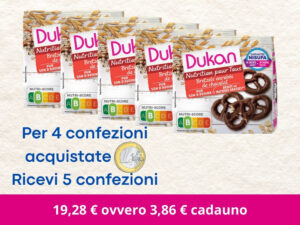 4 Bretzels ricoperti di cioccolato 100 g + 1 € = 5 RICEVUTI