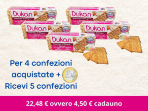 4 Biscotti con granella di nocciole 225g + 1 € = 5 RICEVUTI