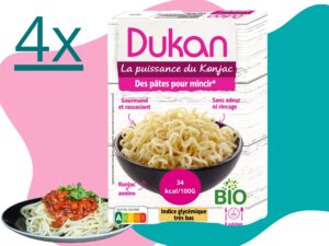 LOTTO DI 4 Shirataki di Konjac BIO Dukan ZERO ACQUA & ZERO ODORE