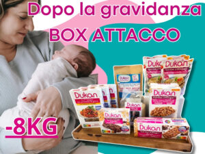 BOX ATTACCO DOPO LA GRAVIDANZA: OBIETTIVO -8 KG